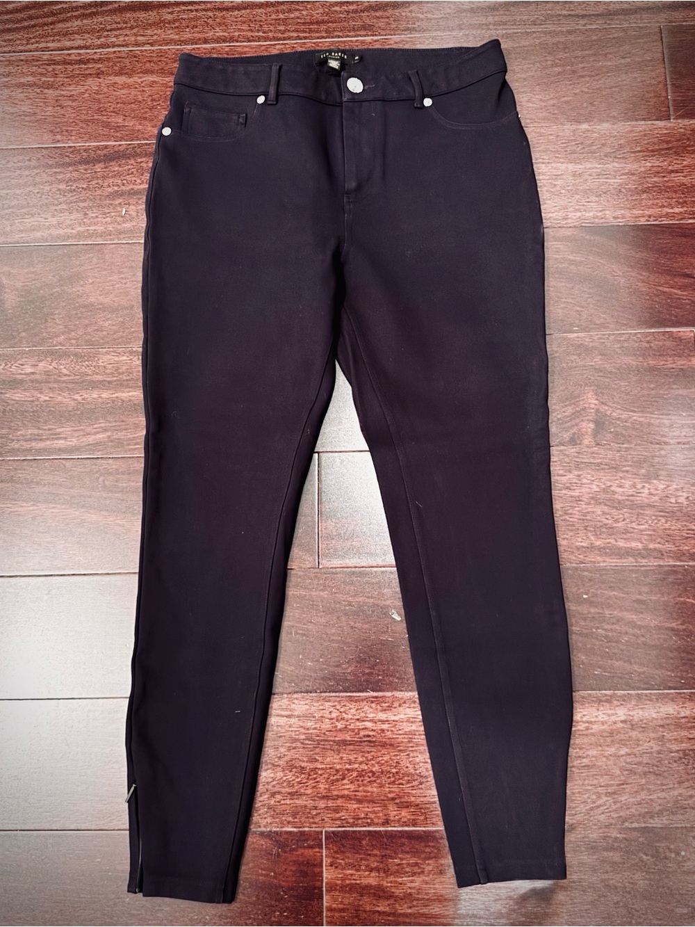Ted Baker Navy Skinny Stretch Trousers, TB Size 3
